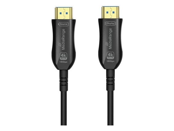 MediaRange MRCS223, 15 m, HDMI Type A (Standard), HDMI Type A (Standard), 3D, 18 Gbit/sek., Lajittelu