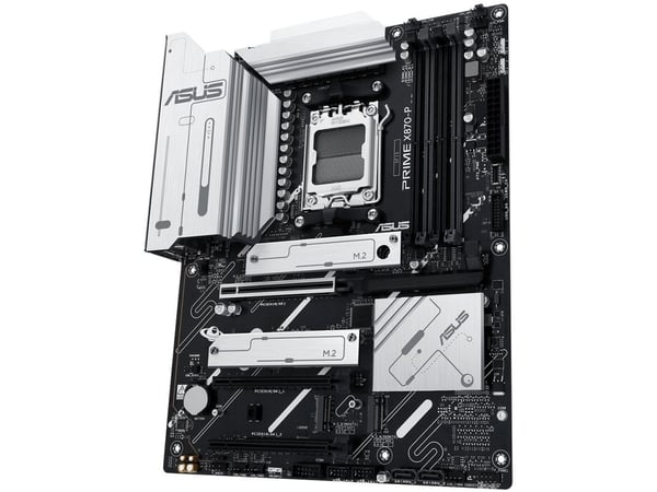 ASUS PRIME X870-P, AMD, Sokkel AM5, AMD Ryzen™ 3, AMD Ryzen™ 5, AMD Ryzen™ 7, AMD Ryzen 9 7th Gen, AMD Ryzen 9 8th Gen, AMD..., Sokkel AM5, DDR5-SD...