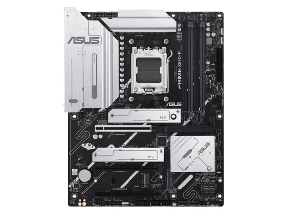 ASUS PRIME X870-P, AMD, Sokkel AM5, AMD Ryzen™ 3, AMD Ryzen™ 5, AMD Ryzen™ 7, AMD Ryzen 9 7th Gen, AMD Ryzen 9 8th Gen, AMD..., Sokkel AM5, DDR5-SD...
