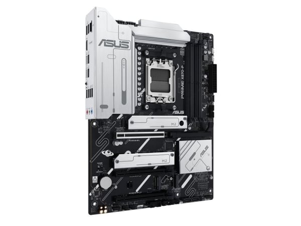 ASUS PRIME X870-P, AMD, Sokkel AM5, AMD Ryzen™ 3, AMD Ryzen™ 5, AMD Ryzen™ 7, AMD Ryzen 9 7th Gen, AMD Ryzen 9 8th Gen, AMD..., Sokkel AM5, DDR5-SD...