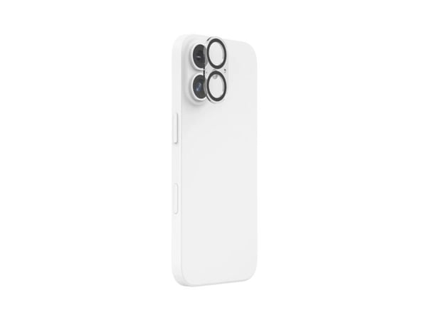Hama kamerasuoja Cam Protect Apple iPhone 16/16 Plus -puhelimelle, iskunkestävä, naarmuuntumaton (00222793)