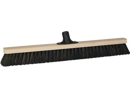 Sopborste 60 cm mjuk med skaft i trä, st