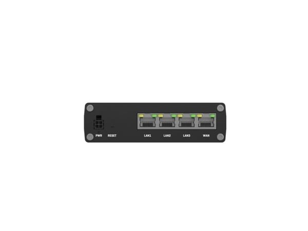 Teltonika RUTM08 - Router 3-ports-switch - 1GbE, IEEE 802.3u, PPP - DIN-skenmonterbar, väggmonterbar, bordsmonterbar