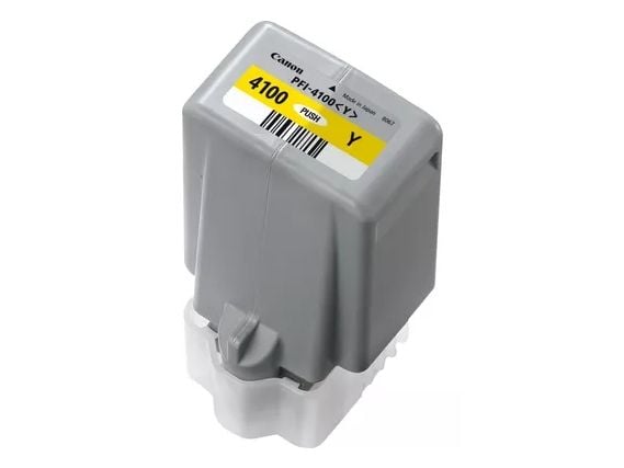 Canon PFI-4100 Y - 80 ml - gul - original - hengeboks - blekkbeholder - for imagePROGRAF PRO-1100