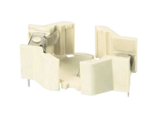 Renata knappcelleholder 1x 357, LR 44, horisontal THT gjennomstikksmontering 19.9 x 12 x 7.4 mm (701133)