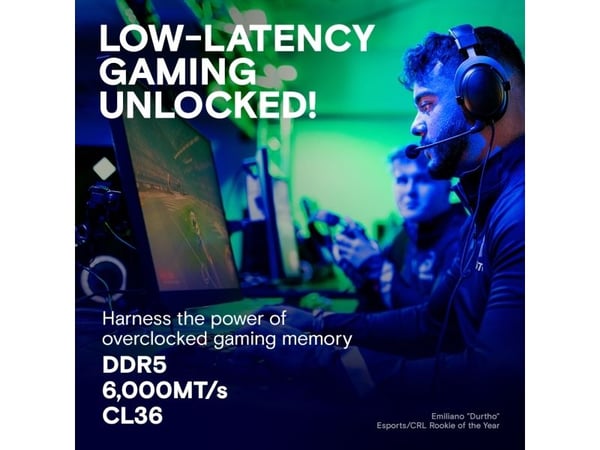 Crucial Pro - Overclocking Edition - DDR5 - sett - 32 GB: 2 x 16 GB - DIMM 288-pin - 6000 MT/s / PC5-48000 - CL36 - 1.35 V - ikke-bufret - on-die E...
