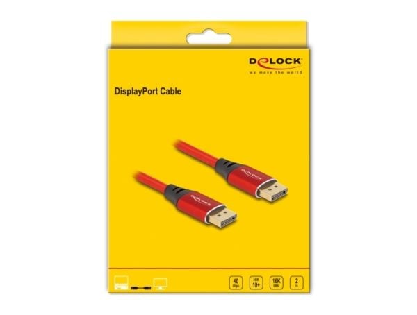 DeLOCK DisplayPort kaapeli 16K 60Hz, DisplayPort, DisplayPort