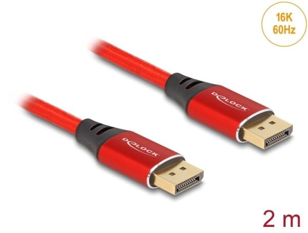 DeLOCK DisplayPort kaapeli 16K 60Hz, DisplayPort, DisplayPort