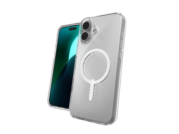 ZAGG Luxe Snap - Baksidedeksel for mobiltelefon - MagSafe-samsvar - blank - for Apple iPhone 16 Plus