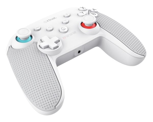 Trust GXT 1246w Muta - Spelkontroll - 15 knappar - trådlös - Bluetooth - vit - för Nintendo Switch, Nintendo Switch Lite, Nintendo Switch OLED