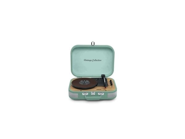 Muse MT-201WG, Automatisk, Turkis, 45,75,33 RPM, Rotasjon, 3,5 mm, 10 W