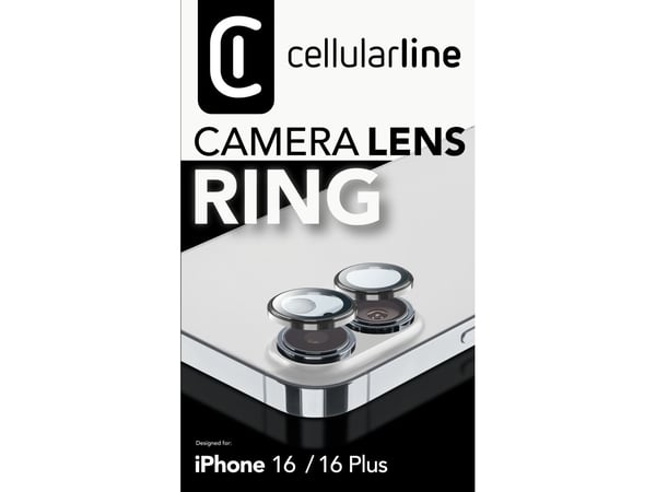 Cellularline 8018080482946, Apple, iPhone 16, iPhone 16 Plus, Ripebestandig, Sjokkresistent, Gjennomsiktig, 1 stykker
