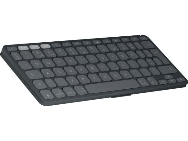 Logitech Keys-To-Go 2 for iPad - Tastatur - innebygd deksel - trådløs - Bluetooth LE - QWERTY - US International - grafitt