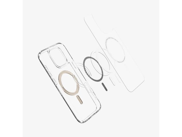 Apple iPhone 16 Pro MAX Spigen Ultra Hybrid Mag MagSafe telefondeksel i gullfarge