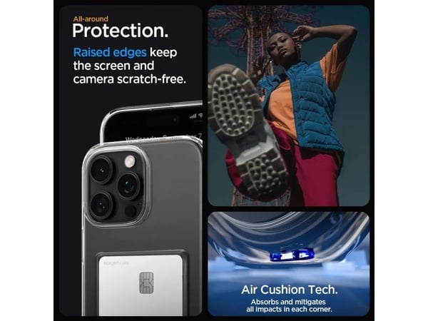 Spigen Crystal Slot, Etui, Apple, iPhone 16 Pro Max, 17,5 cm (6.9"), Gjennomsiktig