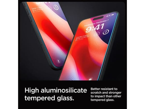 Spigen GLAS.tR Slim HD - Skärmskydd - glas - för Apple iPhone 16 Pro Max