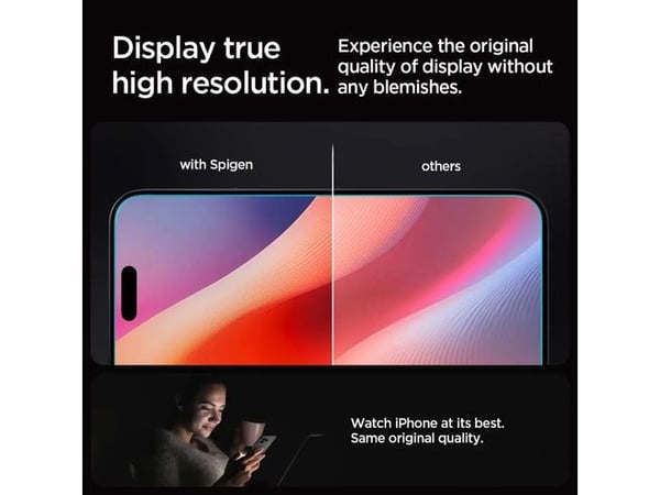 Spigen GLAS.tR Slim HD - Skärmskydd - glas - för Apple iPhone 16 Pro Max