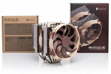 Noctua NH-D15 G2 HBC, Ilmanjäähdytin, 14 cm, 1250 rpm, 1500 rpm, 24.8 dB, 155.6 m³/h