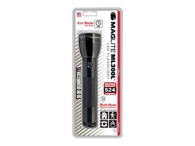 Maglite ML300L, Käsikokoinen taskulamppu, Musta, 1 m, IPX4, LED, 524 lm