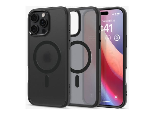 Spigen Ultra Hybrid (MagFit), Suojus, Apple, iPhone 16 Pro Max, 17,5 cm (6.9"), musta