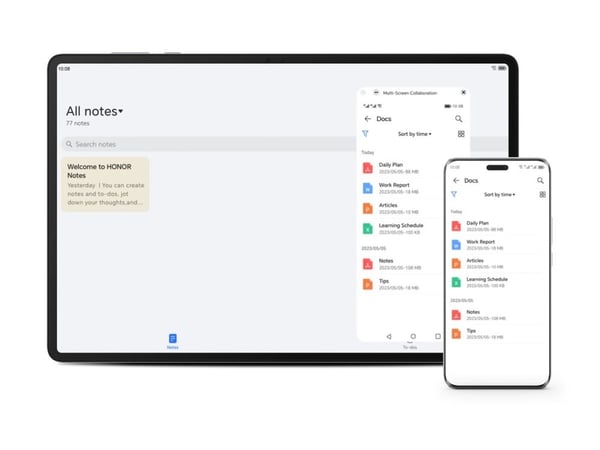 Honor Pad X8a - Tablet - MagicOS 8.0 (based on Android 14) - 11" IPS (1920 x 1200) - romgrå