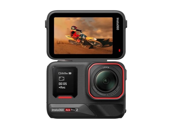 Insta360 Ace Pro 2 - Dual Battery Standard Bundle - actionkamera - 8K / 30 fps - Leica - Bluetooth, Wi-Fi - under vannet inntil 12 m - svart