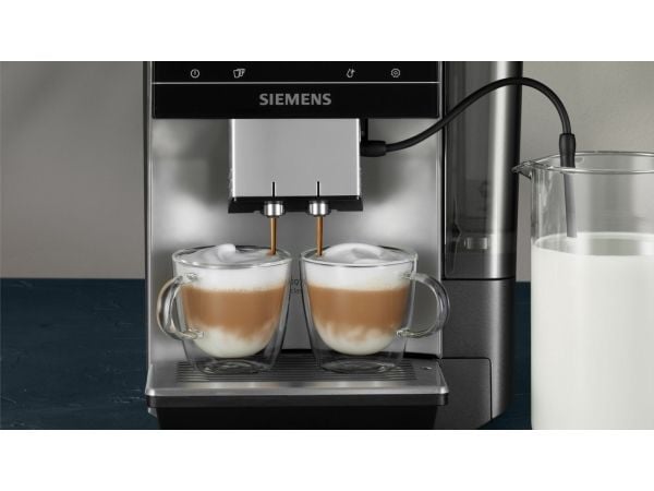 Siemens EQ.700 TP715D01, Espressomaskin, 2,4 l, Kaffebönor, Inbyggd kvarn, 1500 W, Grå