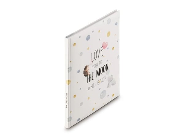 Hama To The Moon, Babydagbok, Flerfarget, Bilde, Hvit, 44 ark, Tysk