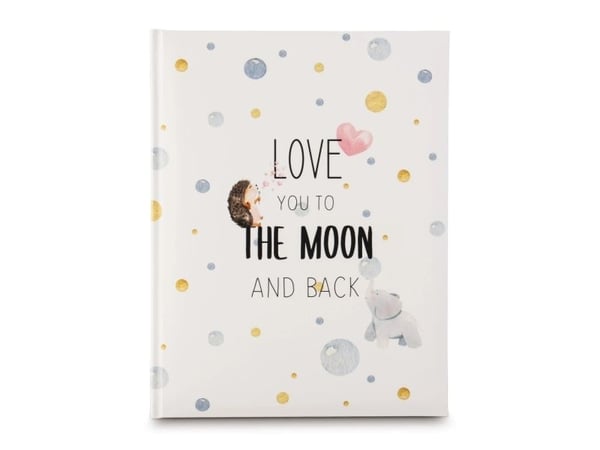 Hama To The Moon, Babydagbok, Flerfarget, Bilde, Hvit, 44 ark, Tysk