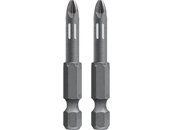 kwb 122151, 2 stykker, Pozidriv, PZ 1, Stål, 50 mm, 25,4 / 4 mm (1 / 4")