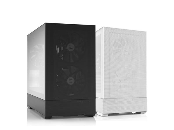 Zalman P30 Air - MT - micro ATX - sidepanel med vindu (herdet glass) - ingen strømforsyning - svart - USB/lyd