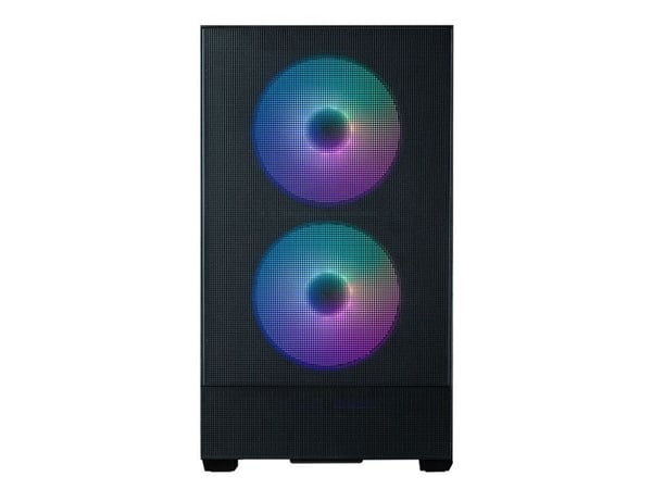 Zalman P30 Air - MT - micro ATX - sidepanel med vindu (herdet glass) - ingen strømforsyning - svart - USB/lyd
