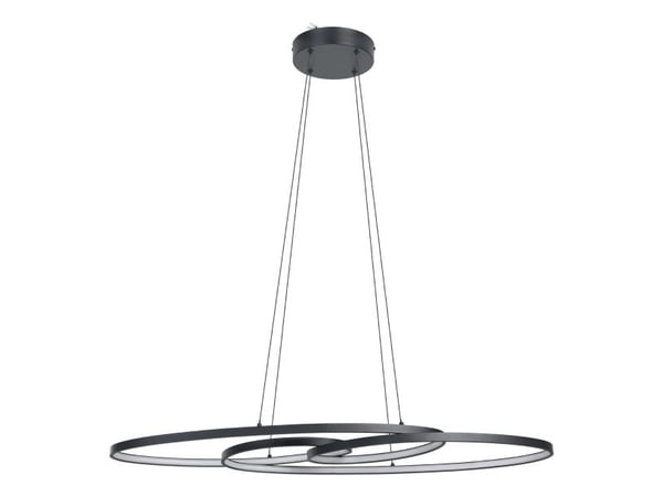 EGLO Gianella, Fleksibel montering, Sort, Hvit, Aluminium, Stål, Plast, IP20
