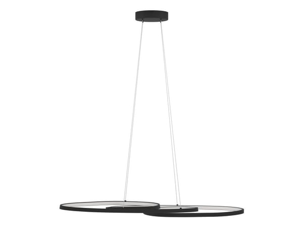 EGLO Gianella, Fleksibel montering, Sort, Hvit, Aluminium, Stål, Plast, IP20