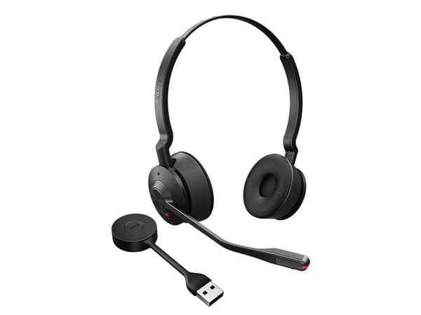 Jabra Engage 55 SE Convertible - Hodesett - on-ear - konvertibel - DECT - trådløs - USB-A via DECT adapter - UC-sertifisert