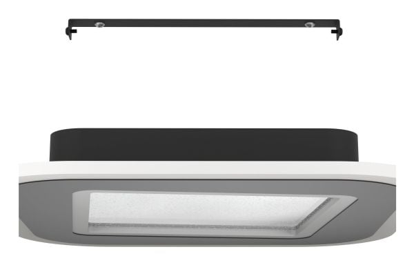 EGLO MACCHIONI LOFT 380X380 CCT 2360LM DÆMPB. SORT M/KRYSTALEFF.