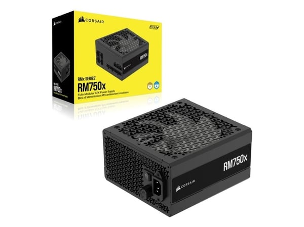 CORSAIR RMx Series RM750x - Strømforsyning (intern) - ATX12V 3.1/ EPS12V - Cybenetics Gold - AC 100-240 V - 750 watt - Europa