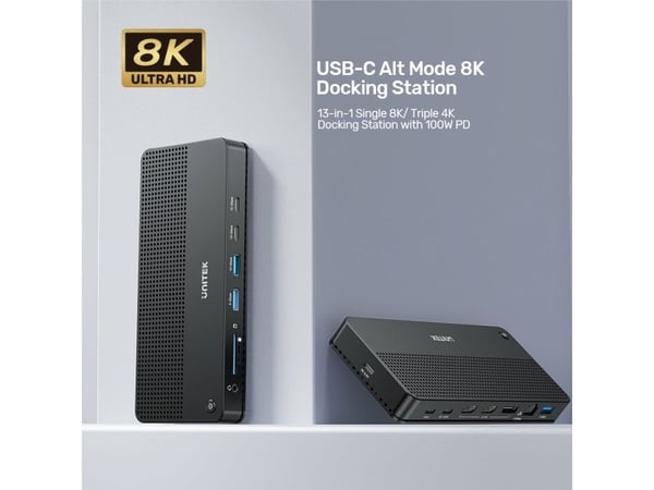 Unitek USB-C-asema/replikaattori (D1104A01)