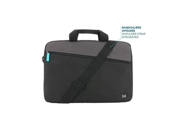 Mobilis The One Essential - Notebookbæreveske - topplasting - 11" - 14" - svart og grå