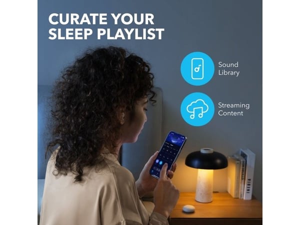 Soundcore Sleep A20, Trådløs, 20 - 20000 Hz, Samtale/Musikk/Sport/Hverdag, 53 g, Hodesett, Hvit