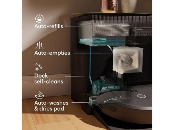 iRobot Roomba Combo 10 Max Robotstøvsuger med gulvrengjøring