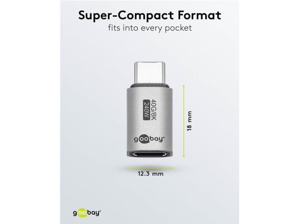 Goobay USB-C-adapter rak, USB4