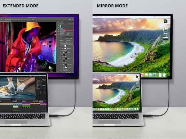 Renkforce RF-6117766, 10 m, DisplayPort, DisplayPort, Hankjønn, Hankjønn, 7680 x 4320 piksler