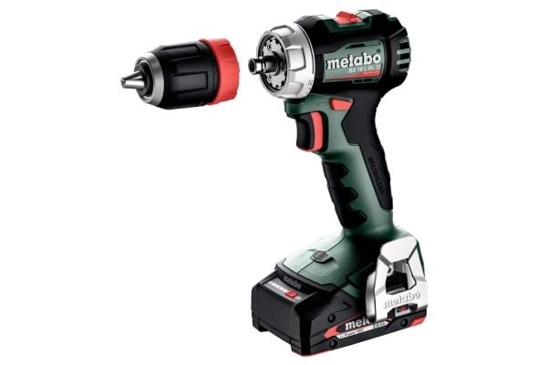 Metabo BS 18 L BL Q, Boremaskin med pistolgrep, Børsteløs, 1,3 cm, 1700 RPM, 4 cm, 1,3 cm