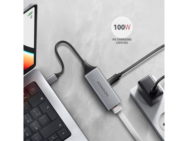 AXAGON ADE-TXPD - Nettverksadapter - USB-C 3.2 Gen 1 - Gigabit Ethernet x 1