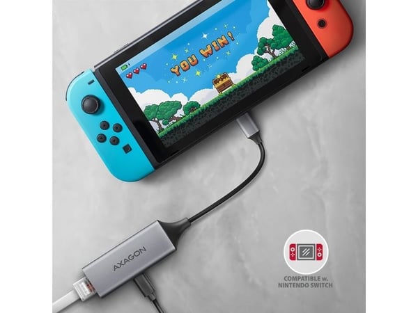 AXAGON ADE-TXPD - Nettverksadapter - USB-C 3.2 Gen 1 - Gigabit Ethernet x 1