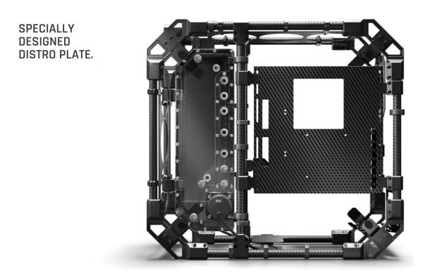 Alphacool Apex Pro Skeleton Carbon ATX-kotelo