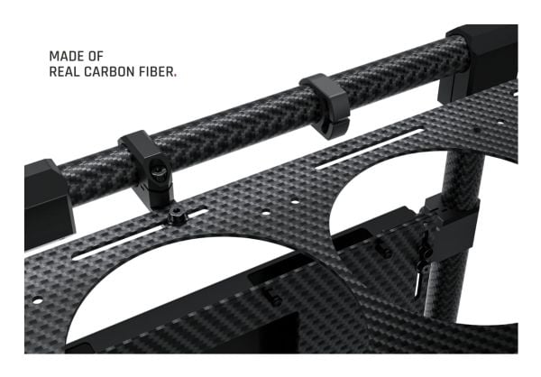 Alphacool Apex Skeleton Carbon ATX-chassi