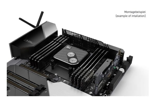 Alphacool Core 1 CPU-kylare - Kolfiber