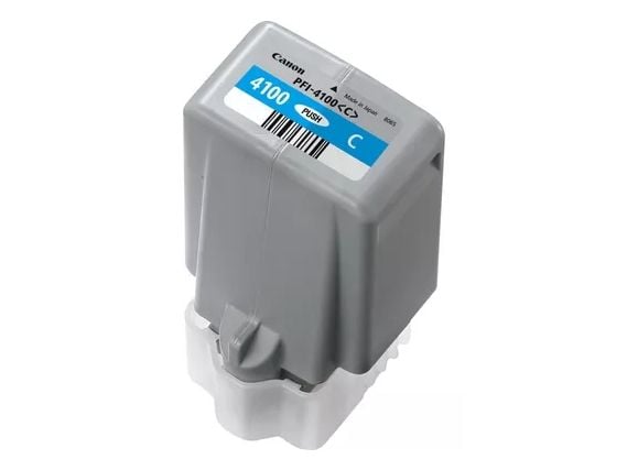 Canon PFI-4100 C - 80 ml - cyan - original - hengeboks - blekkbeholder - for imagePROGRAF PRO-1100